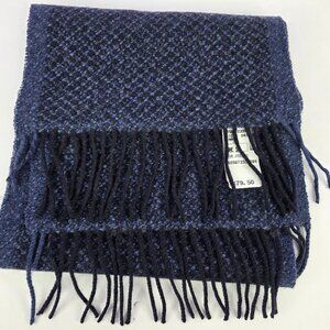JoS A Bank Navy Wool Scarf